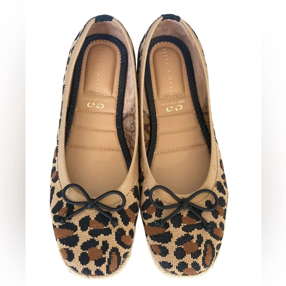 Kelly & Katie Cheetah Print Espadrille Flats